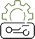 support development and operations icon